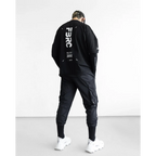 J-Type 005 Black Athletic Joggers with Cargo Pockets - Best Sellers - Joggers / Sweatpants - 13