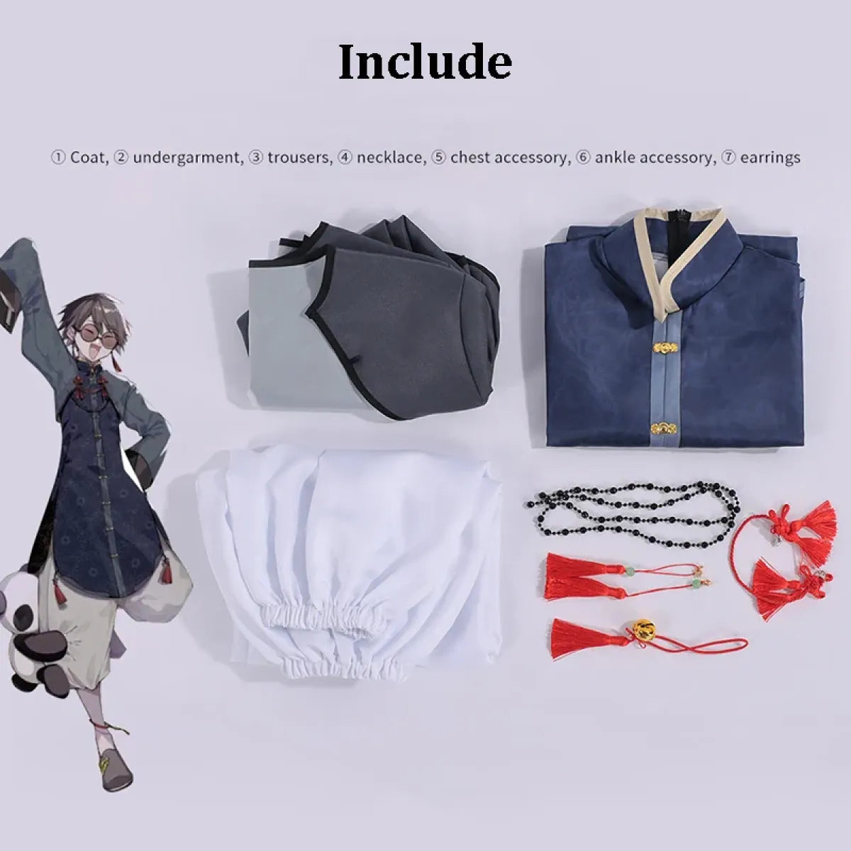 Edogawa Rampo Cosplay Set – Bungo Stray Dogs - Anime - Cosplay - 4