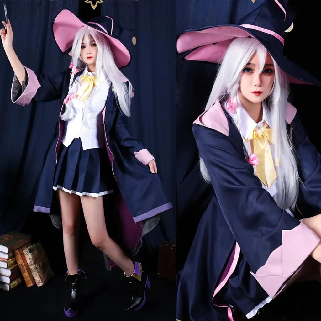 The Journey of Elaina Cosplay Costume - Witch Hat Wig Party Dress - All Dresses - Long - Cosplay - 5