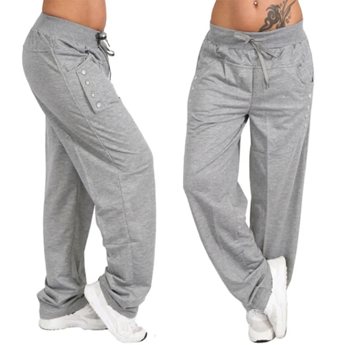 Elastic Waist Jogger Trousers - Bottoms - 4