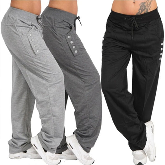 Elastic Waist Jogger Trousers - Bottoms - 1