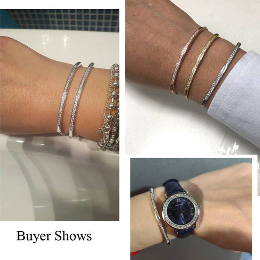 Elegant Bangle Bracelet - Women’s Jewelry - Bracelets - 2 - 2024