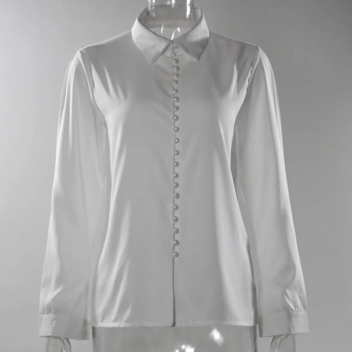 Women’s Elegant Buttons Blouse - Women’s Clothing & Accessories - 10