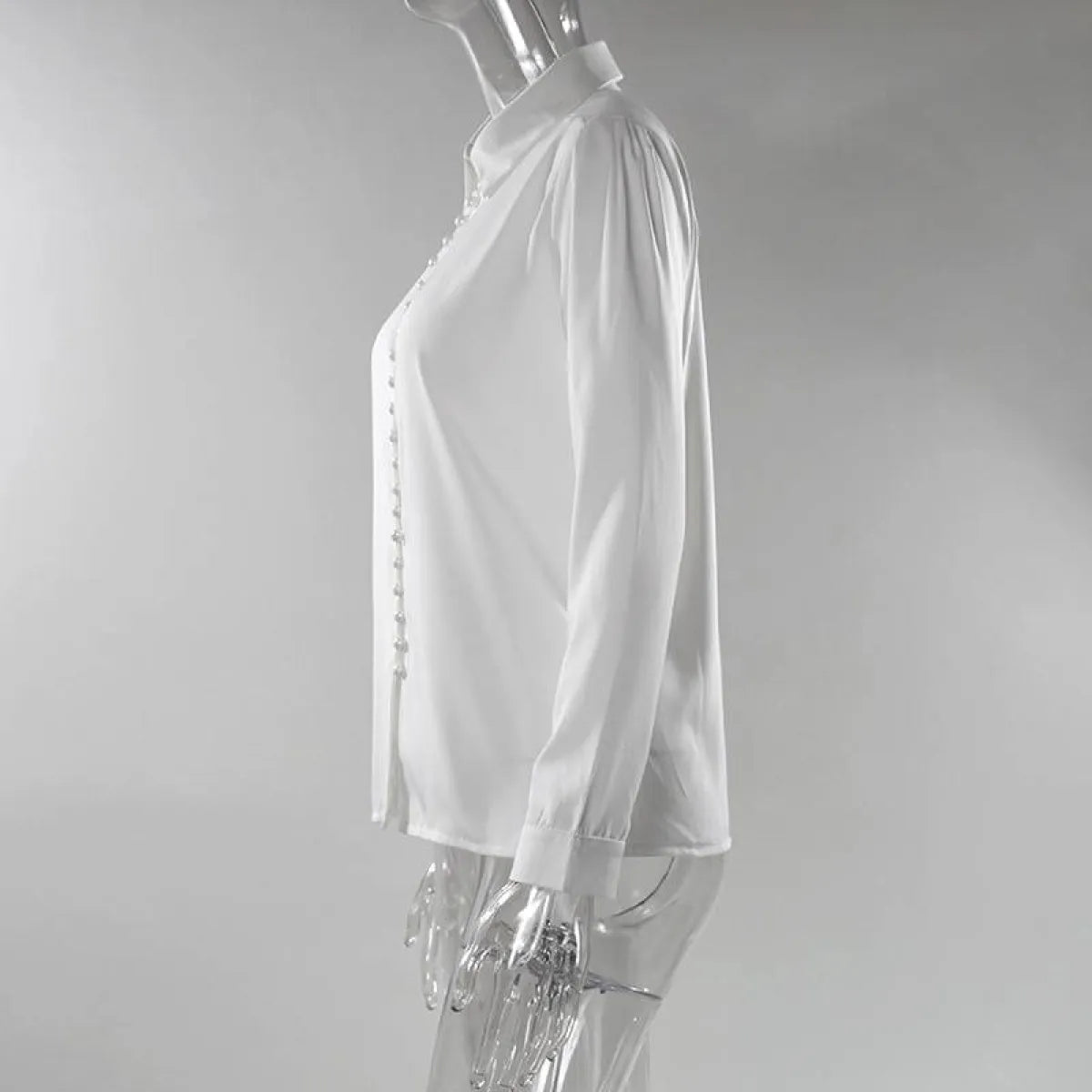 Women’s Elegant Buttons Blouse - Women’s Clothing & Accessories - 11