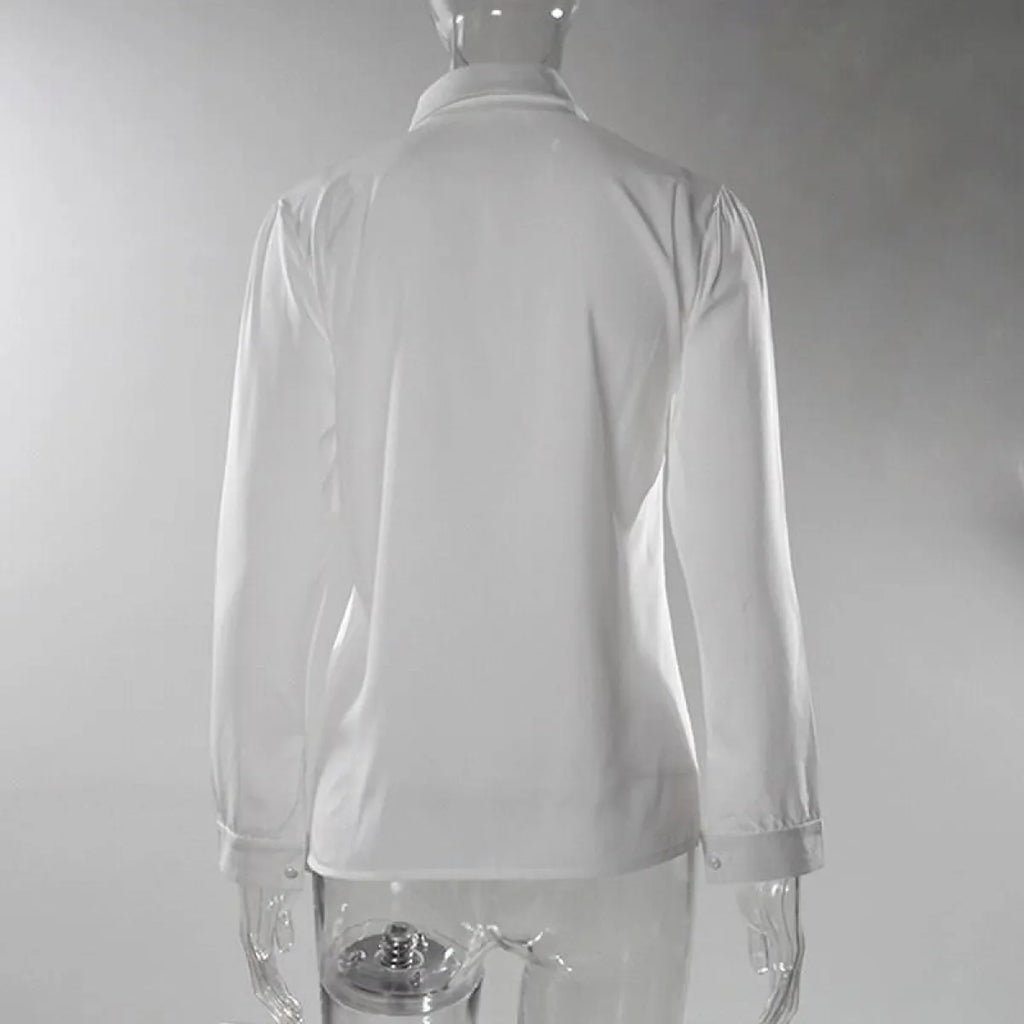 Women’s Elegant Buttons Blouse - Women’s Clothing & Accessories - 13