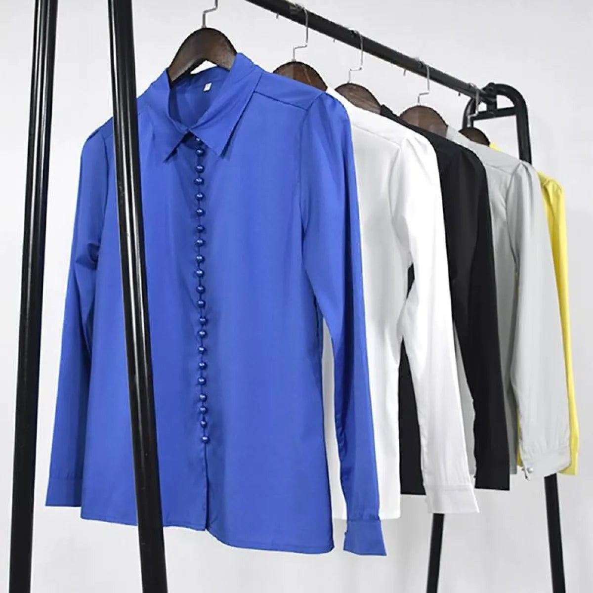 Women’s Elegant Buttons Blouse - Women’s Clothing & Accessories - 4