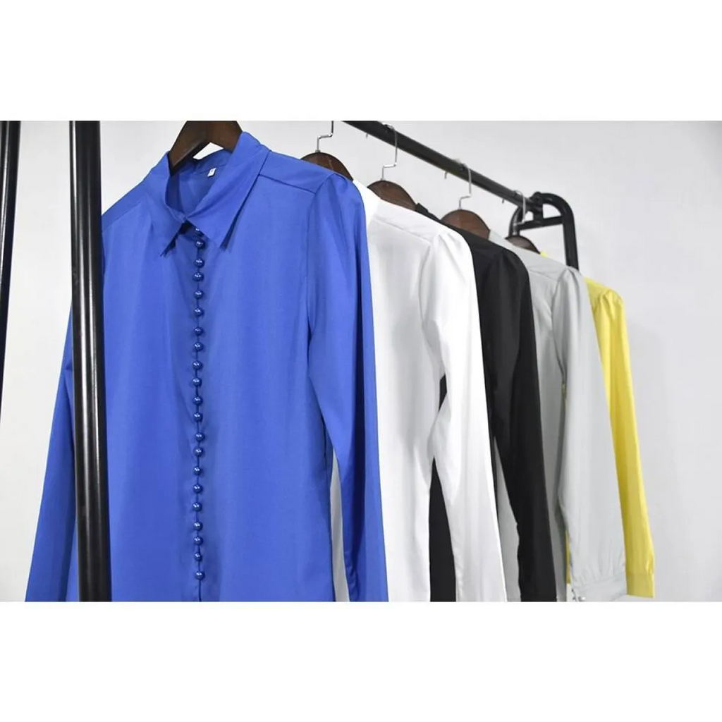 Women’s Elegant Buttons Blouse - Women’s Clothing & Accessories - 5