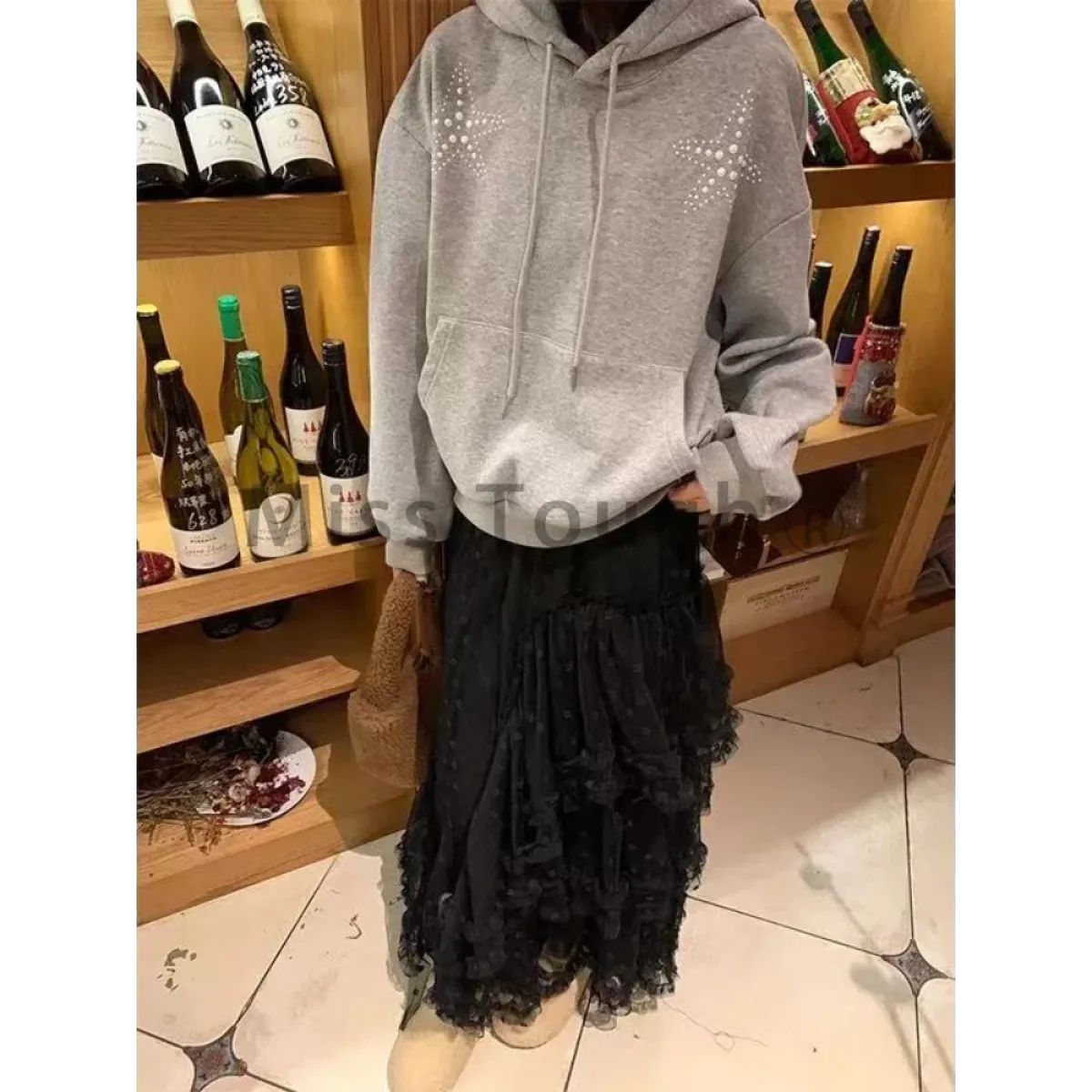 Lace Layered Long Skirt – Elegant Gothic Lolita Princess - Bottoms - Skirts - 2