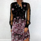 Elegant Mesh Sleeve Mini Dresses - All Dresses - 2