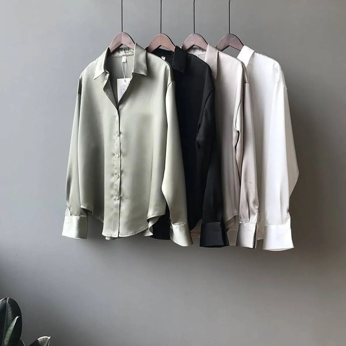 Elegant Silk Shirt - T-Shirts - 11