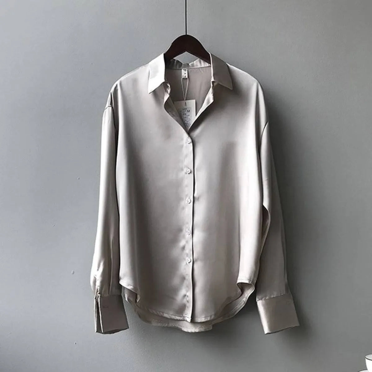 Elegant Silk Shirt - T-Shirts - 23