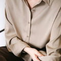 Elegant Silk Shirt - T-Shirts - 25