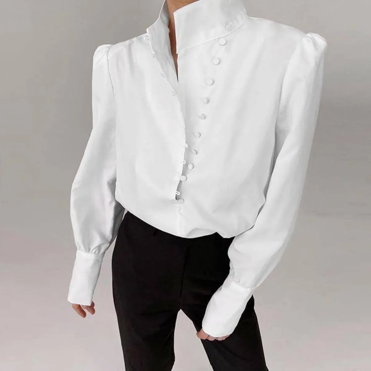 Elegant Turtleneck Blouse - Women’s Clothing & Accessories - 6
