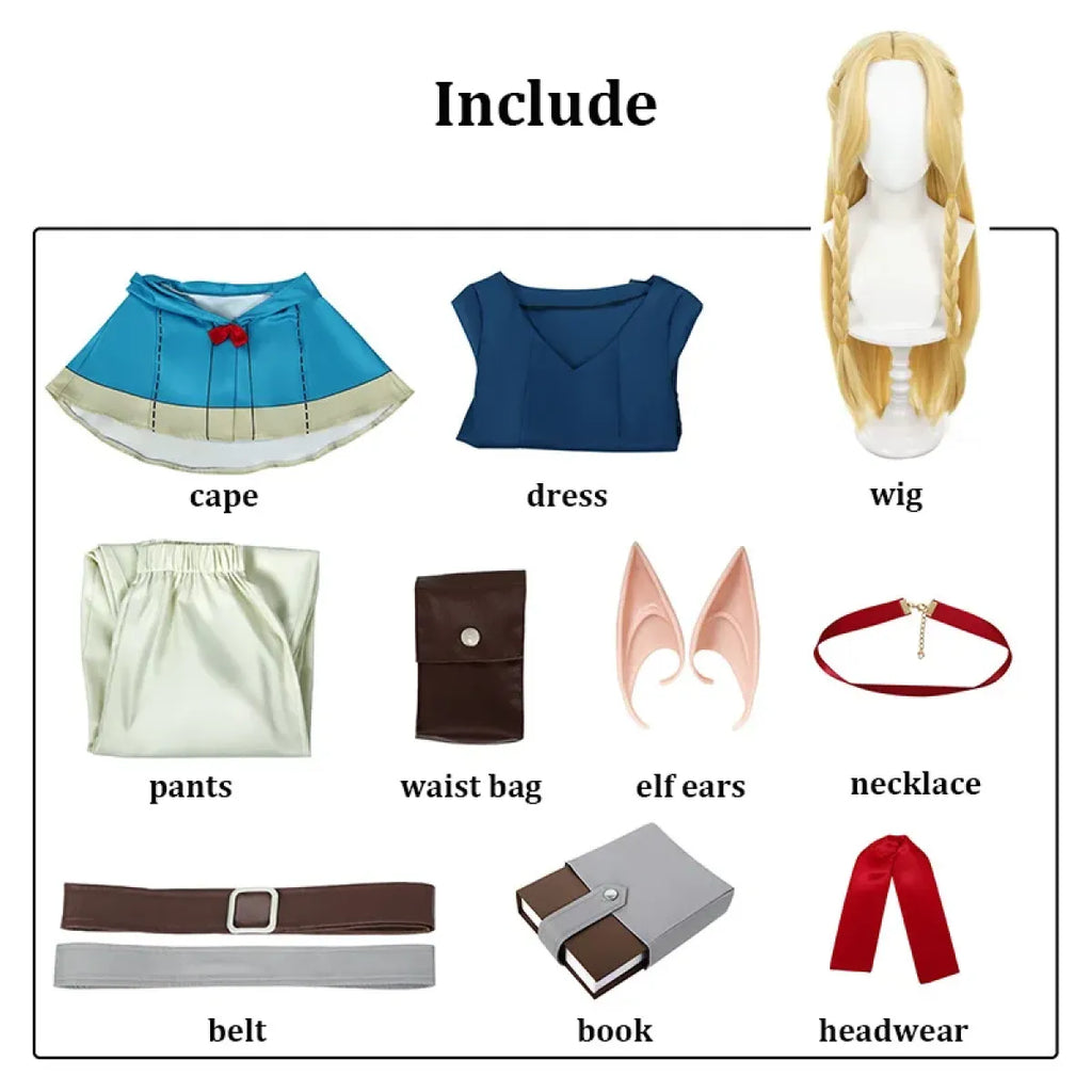 Marcille Cosplay Costume Set – Delicious in Dungeon - Cosplay - Cosplay - 6
