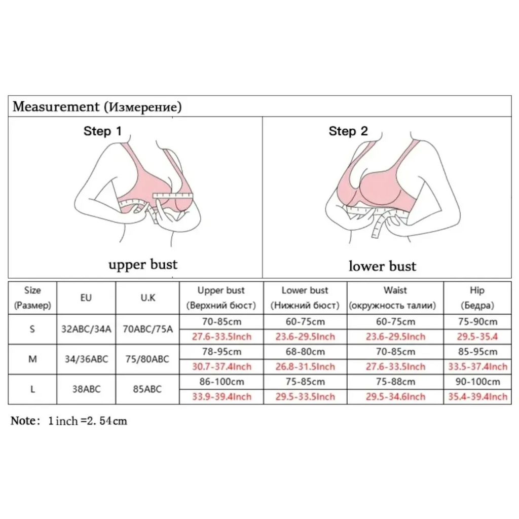 Lace Bra and Panty Set – Seamless Wire-Free Embroidered Lingerie - Women’s Clothing & Accessories - Lingerie Sets - 7