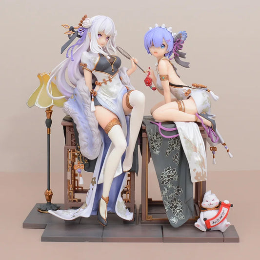 Re:Zero Rem & Emilia Chinoiserie Style Figures - Figurines - Action Figures - 2024 - 1 - Worldwide Shipping