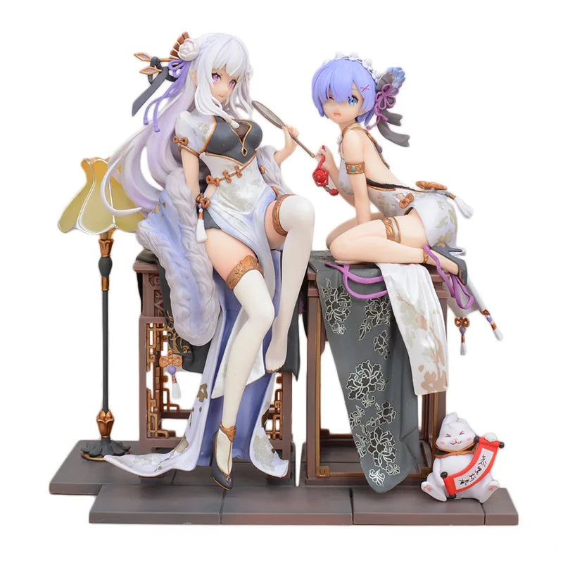 Re:Zero Rem & Emilia Chinoiserie Style Figures - Figurines - Action Figures - 2024 - 6 - Worldwide Shipping