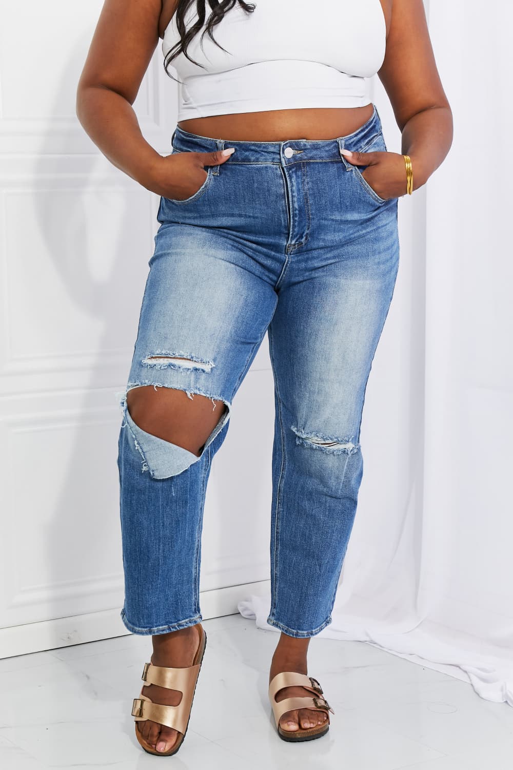 Emily High Rise Relaxed Jeans - Bottoms - Pants - 5 - 2024