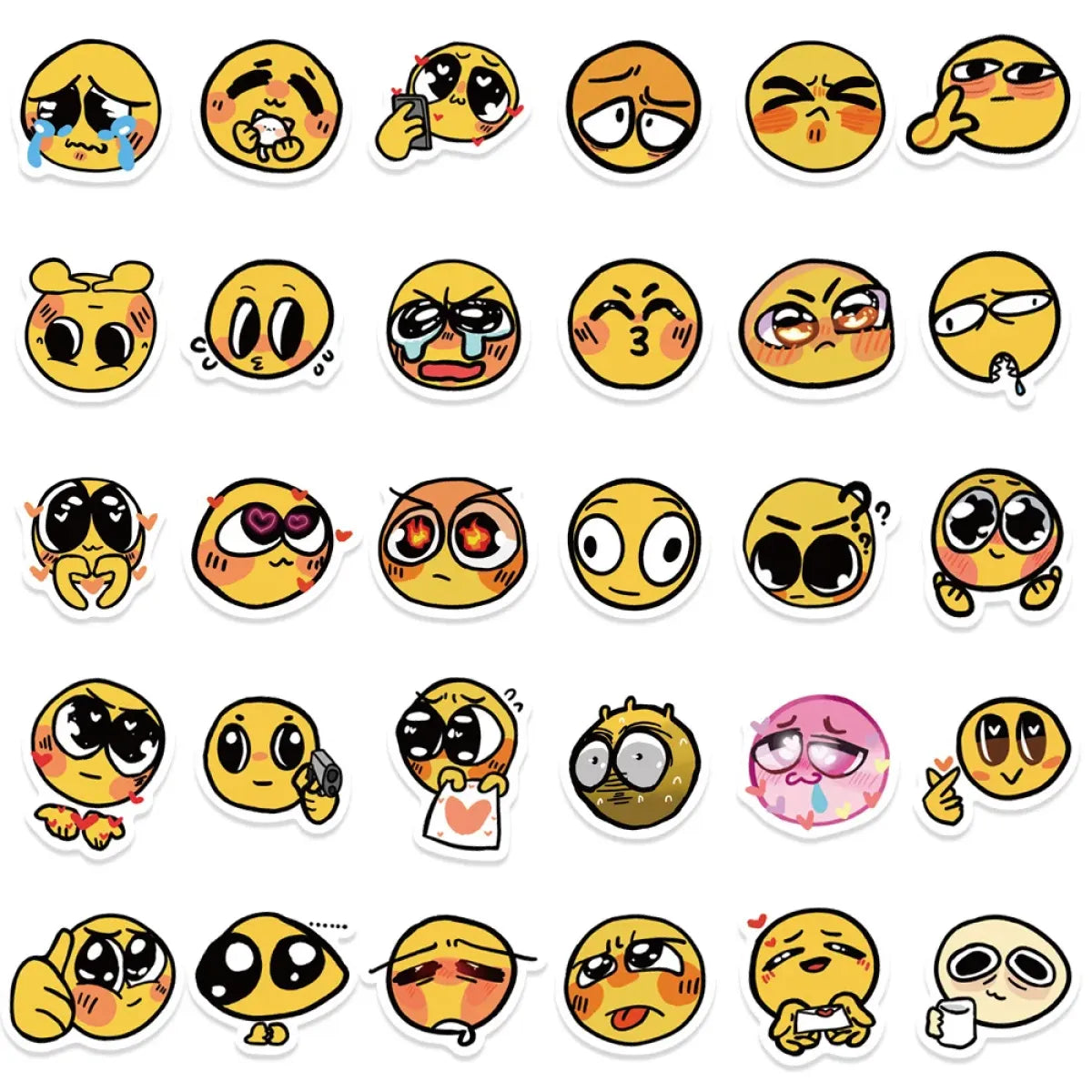 Emoji Funny Face Stickers Pack - Stationery & More - Stationary & More - 6