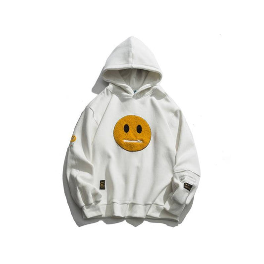 Men’s Emoji Themed Hoodie - White / XL - Hoodies & Sweatshirts - Shirts & Tops - 14 - 2024