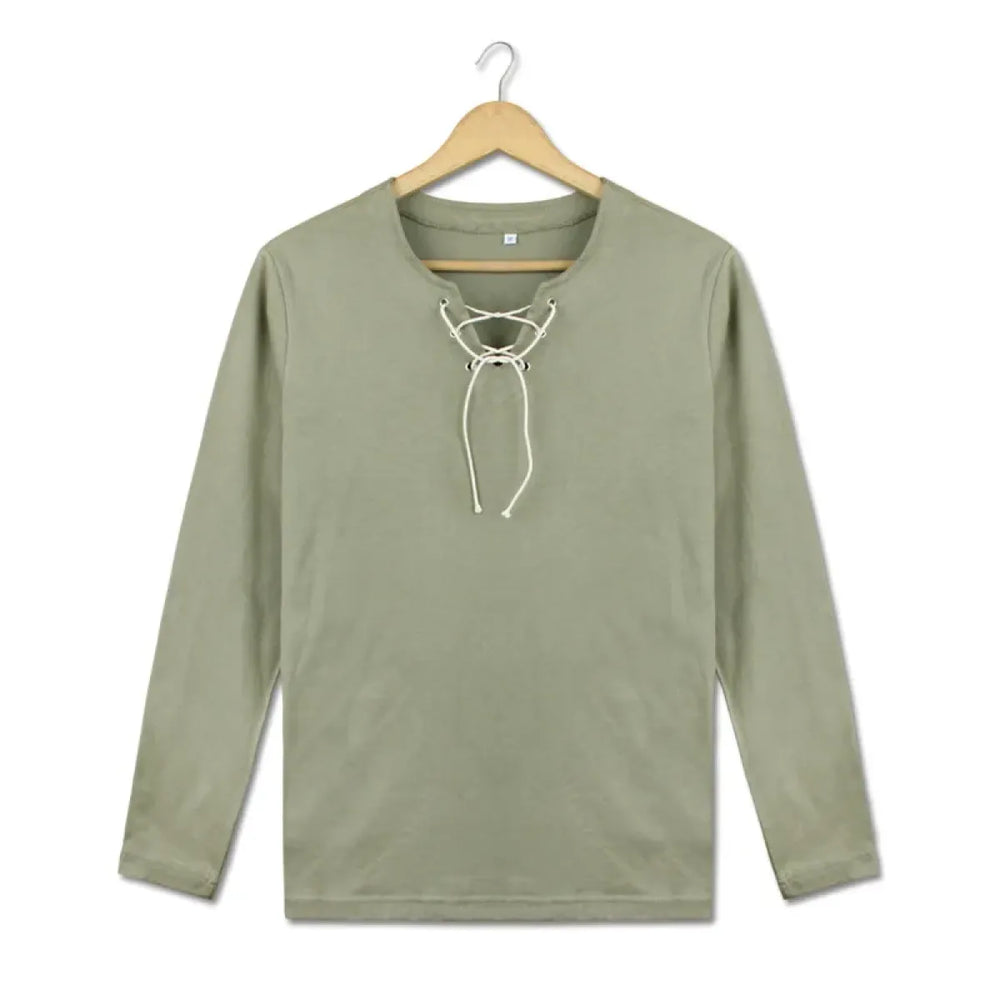Eren Jaeger Cosplay Green Lace-Up T-Shirt - T-Shirts - Cosplay Outfit - 1