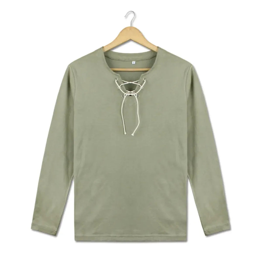 Eren Jaeger Cosplay Green Lace-Up T-Shirt - T-Shirts - Cosplay Outfit - 1