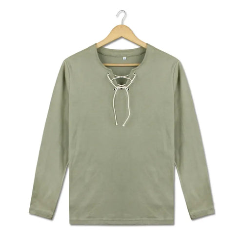 Eren Jaeger Cosplay Green Lace-Up T-Shirt - T-Shirts - Cosplay Outfit - 1