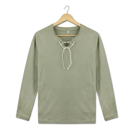 Eren Jaeger Cosplay Green Lace-Up T-Shirt - T-Shirts - Cosplay Outfit - 1
