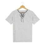 Eren Jaeger Cosplay Green Lace-Up T-Shirt - T-Shirts - Cosplay Outfit - 3