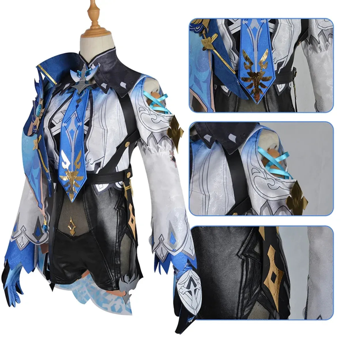 Eula Cosplay Costume Set – Genshin Impact - Women’s Clothing & Accessories - Cosplay - 3