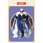 Ningguang Orchid’s Evening Gown Cosplay Dress Set - All Dresses - Cosplay - 3