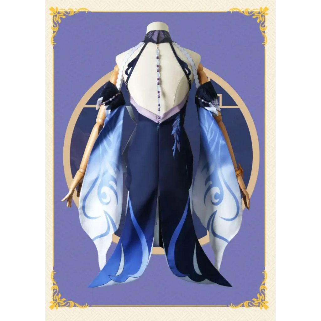 Ningguang Orchid’s Evening Gown Cosplay Dress Set - All Dresses - Cosplay - 4