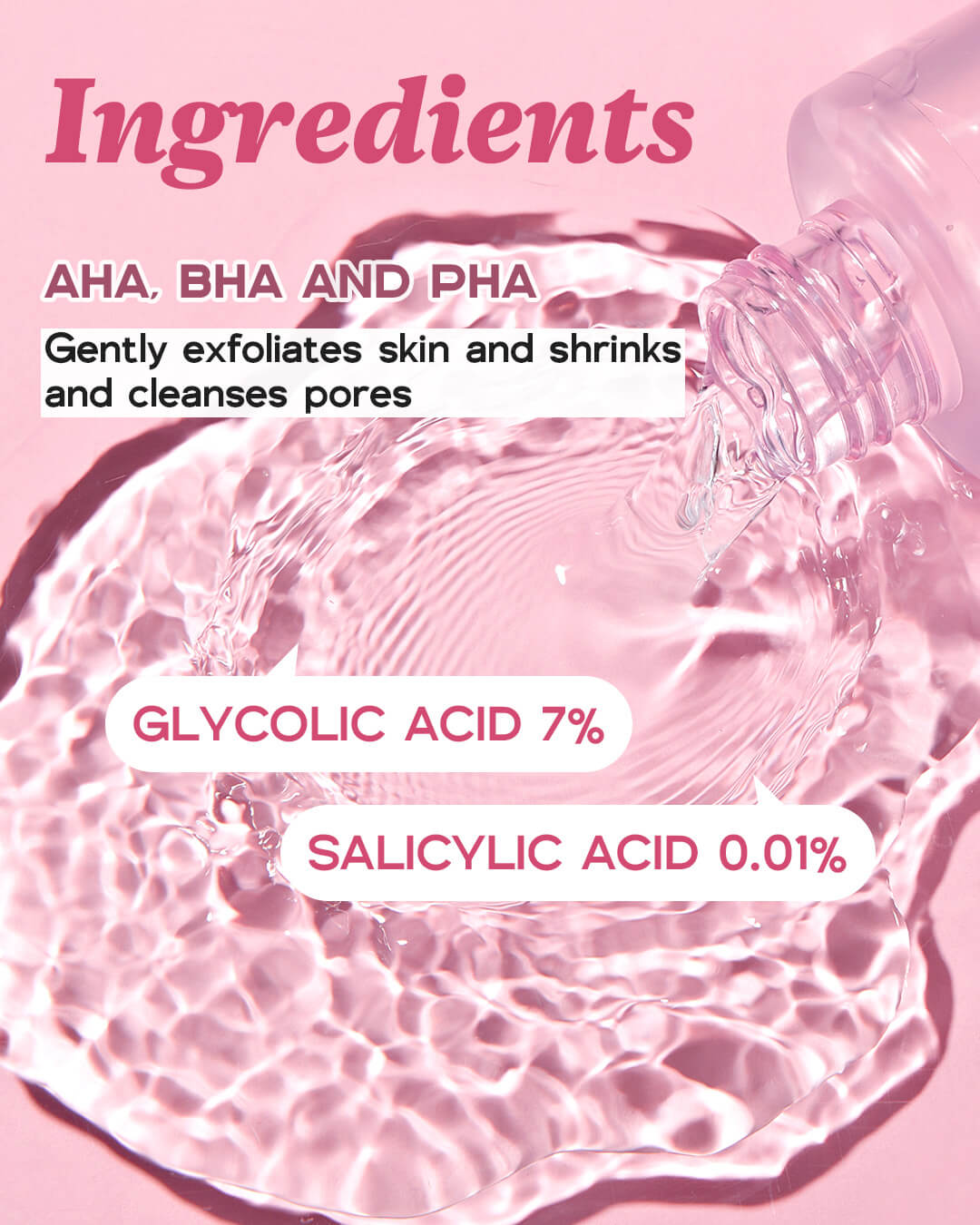 No Poreblem AHA BHA PHA Exfoliator Toner