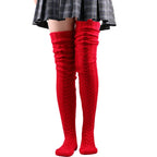 Extra Long Thigh High Stockings - Harajuku Winter Leg Warmers - Socks & Hosiery - 11