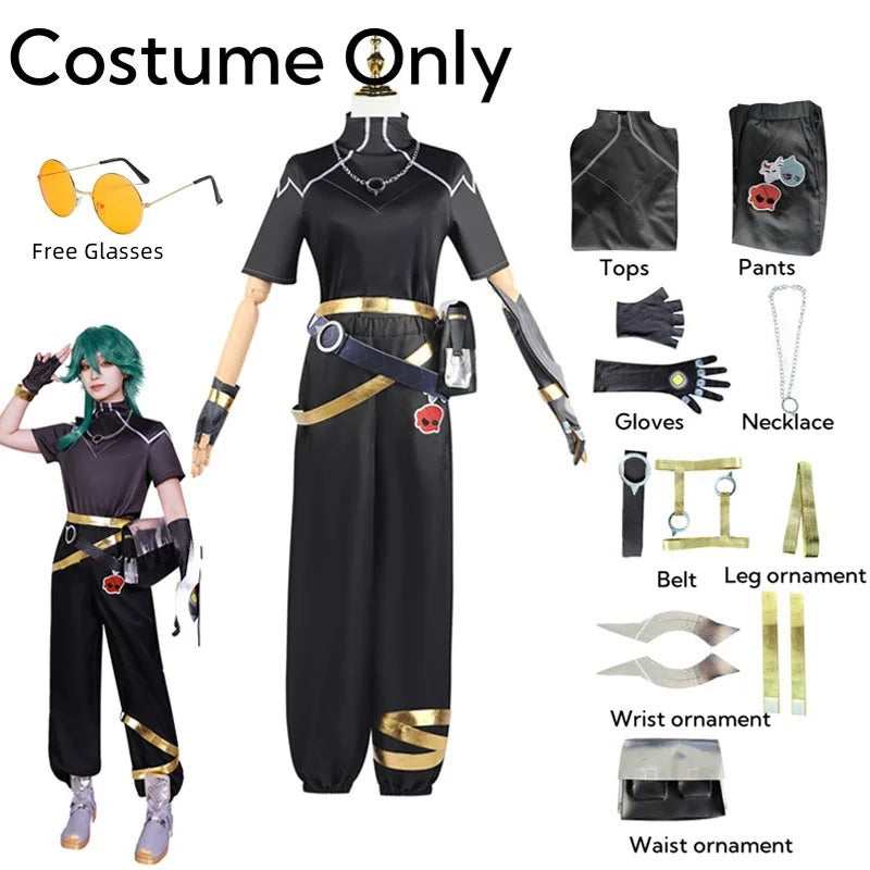 Ezreal Cosplay Costume – League of Legends Outfit with Wig & Props - S / Costume and wig - Cosplay - Costumes - 2024