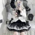 Harajuku Gothic Lolita Lace Skirt – Y2K Punk Fairy Grunge Kawaii - Bottoms - Skirts - 1