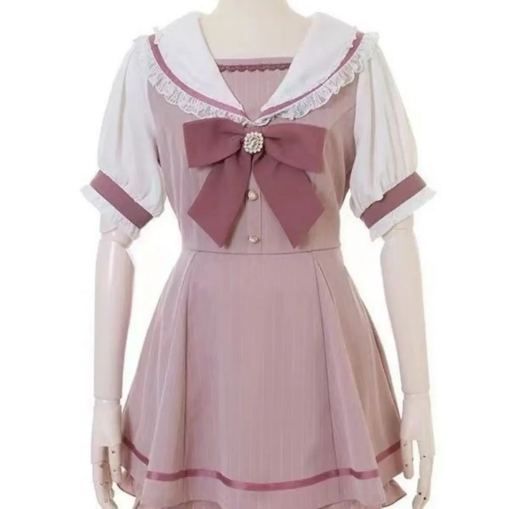 Plaid Lace Patchwork Fairy Grunge Mini Dress - All Dresses - Mini Dress - 3