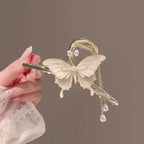 Gold Fairy Kei Butterfly Tassel Hair Clip - Best Sellers - Hair Accessories - 10