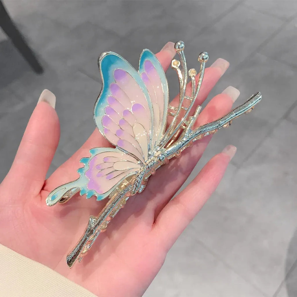Gold Fairy Kei Butterfly Tassel Hair Clip - Best Sellers - Hair Accessories - 12