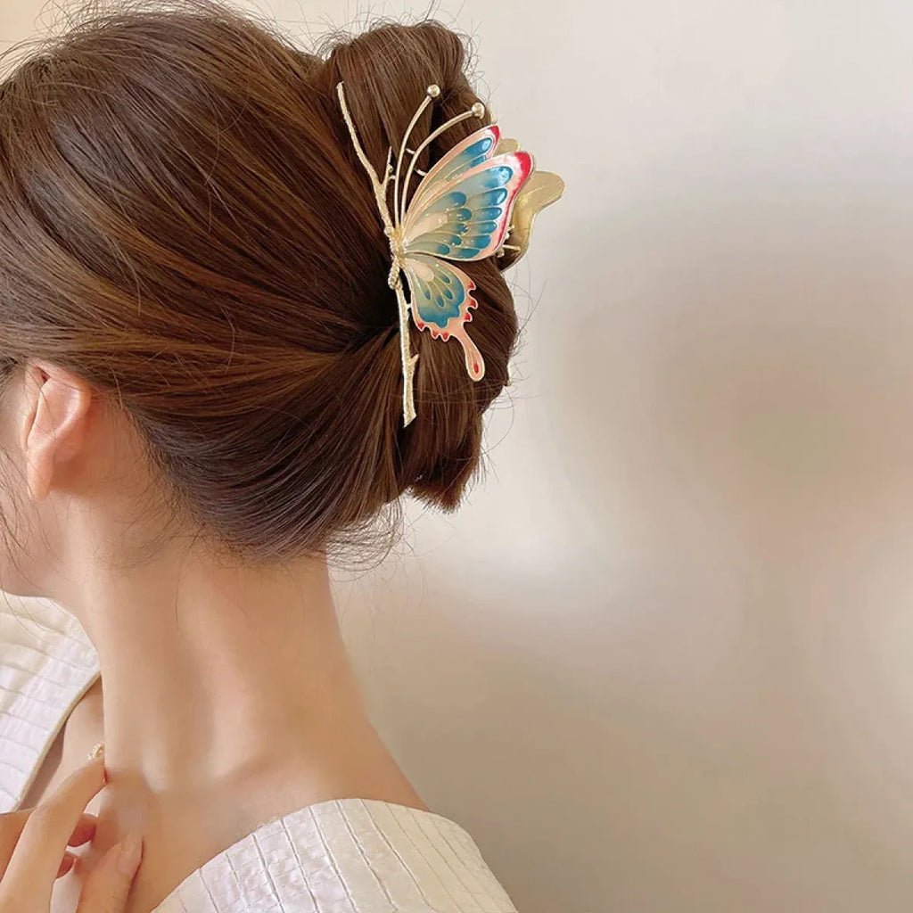 Gold Fairy Kei Butterfly Tassel Hair Clip - Best Sellers - Hair Accessories - 3