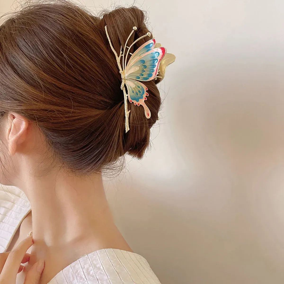 Gold Fairy Kei Butterfly Tassel Hair Clip - Best Sellers - Hair Accessories - 3