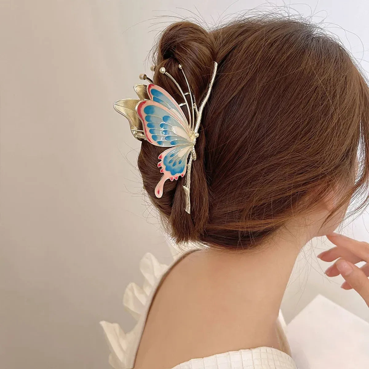 Gold Fairy Kei Butterfly Tassel Hair Clip - Best Sellers - Hair Accessories - 4
