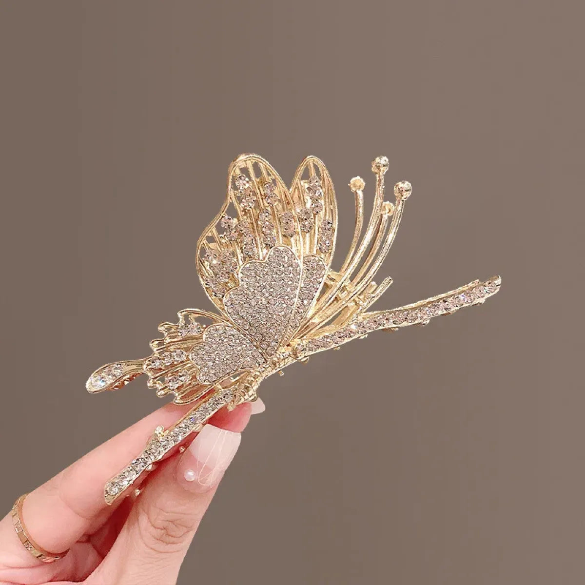 Gold Fairy Kei Butterfly Tassel Hair Clip - Best Sellers - Hair Accessories - 8