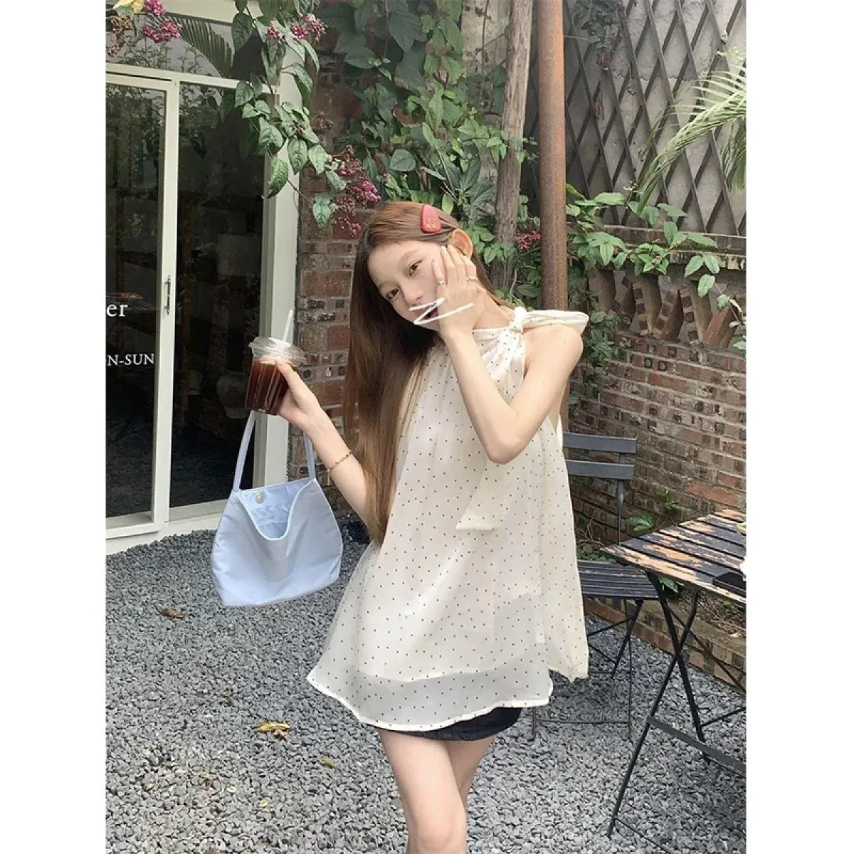 Fairy Kei Polka Dot Bow Blouse - Women’s Clothing & Accessories - Shirts & Blouses - 5