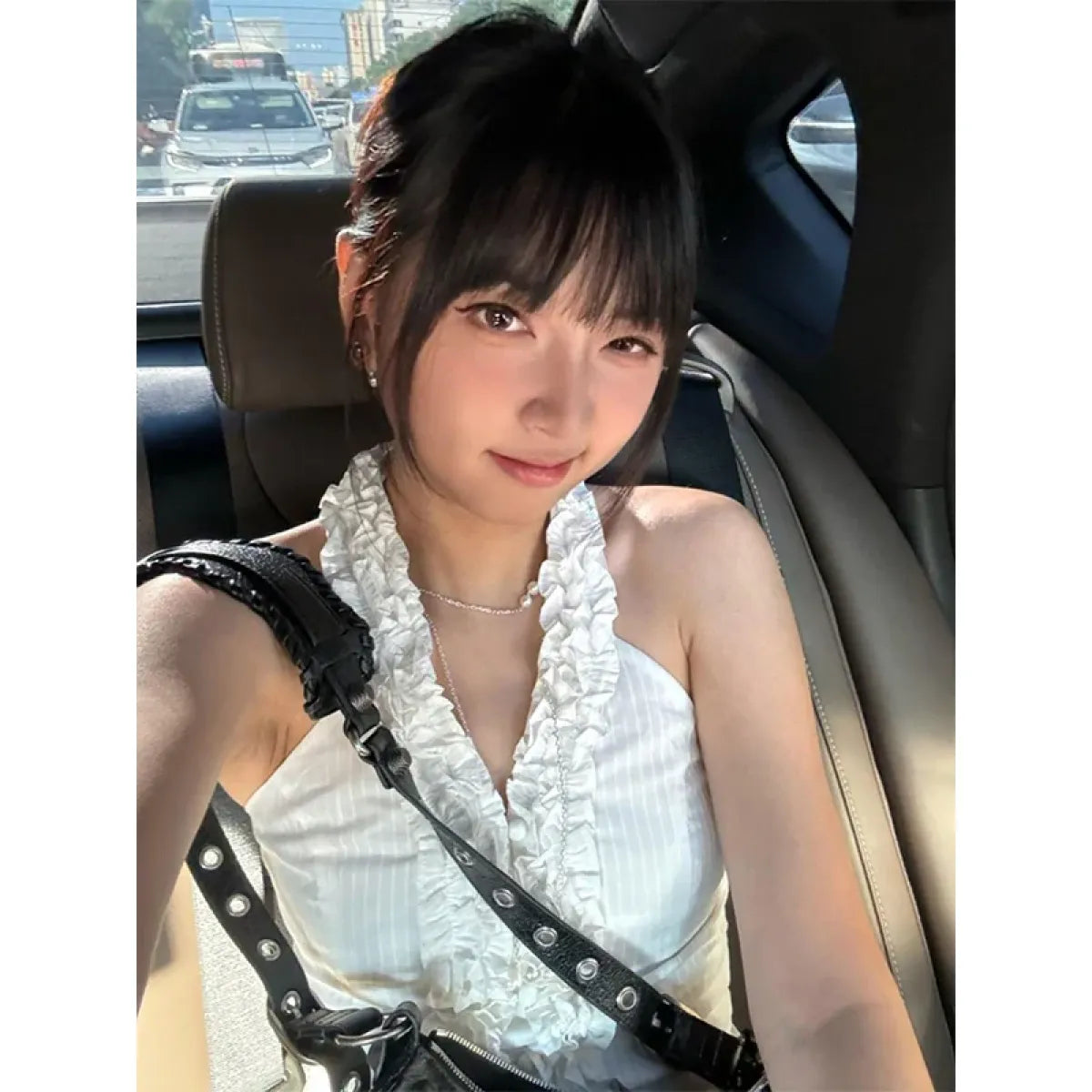 Fairy Kei Ruffle Halter Top - Tops & Tees - Tops - 3