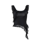 Fairy Kei Ruffle Irregular Camisole - Tops & Tees - cami tops - 6