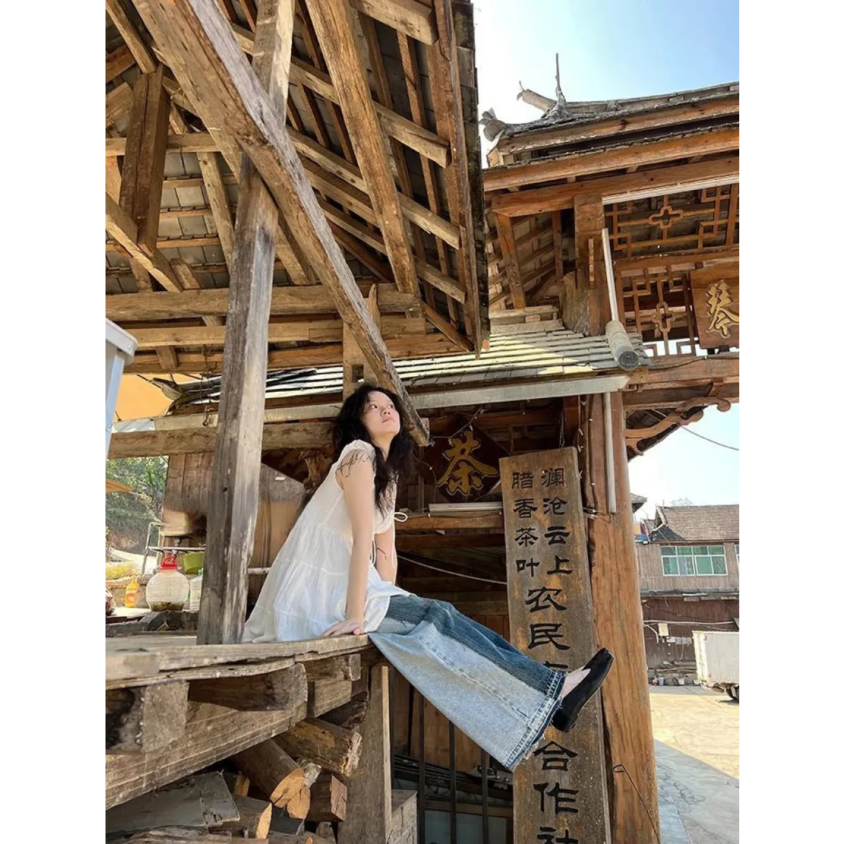 Fairy Kei Ruffle Tie Dress - All Dresses - Sleeveless - Round - Dresses - 9