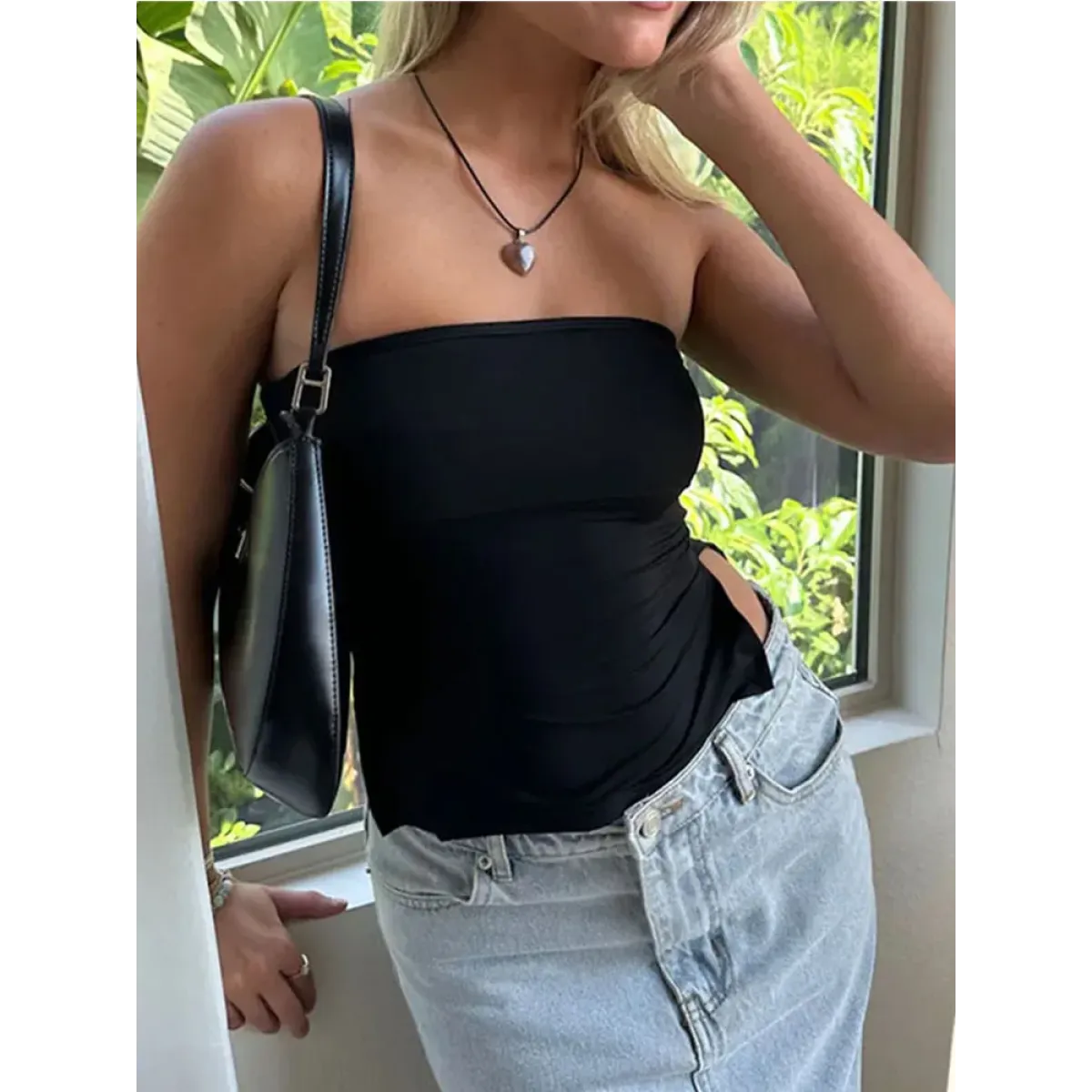 Fairy Kei Strapless Tube Top - Tops & Tees - Tops - 2