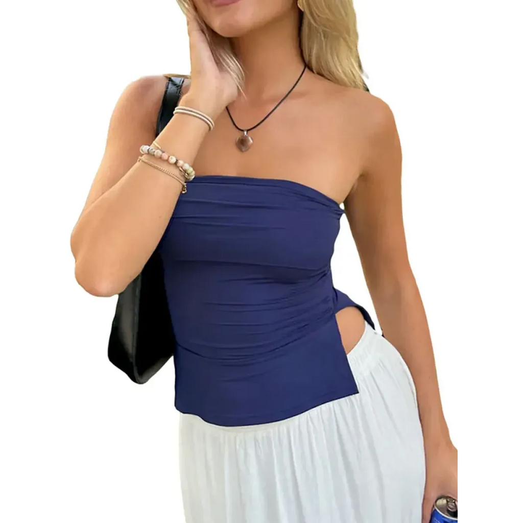 Fairy Kei Strapless Tube Top - Tops & Tees - Tops - 7