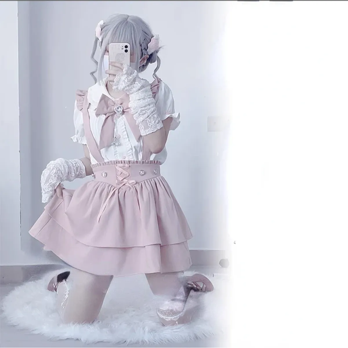 Sweet Fairy Kei Ribbon Blouse - Women’s Clothing & Accessories - Shirts & Blouses - 1